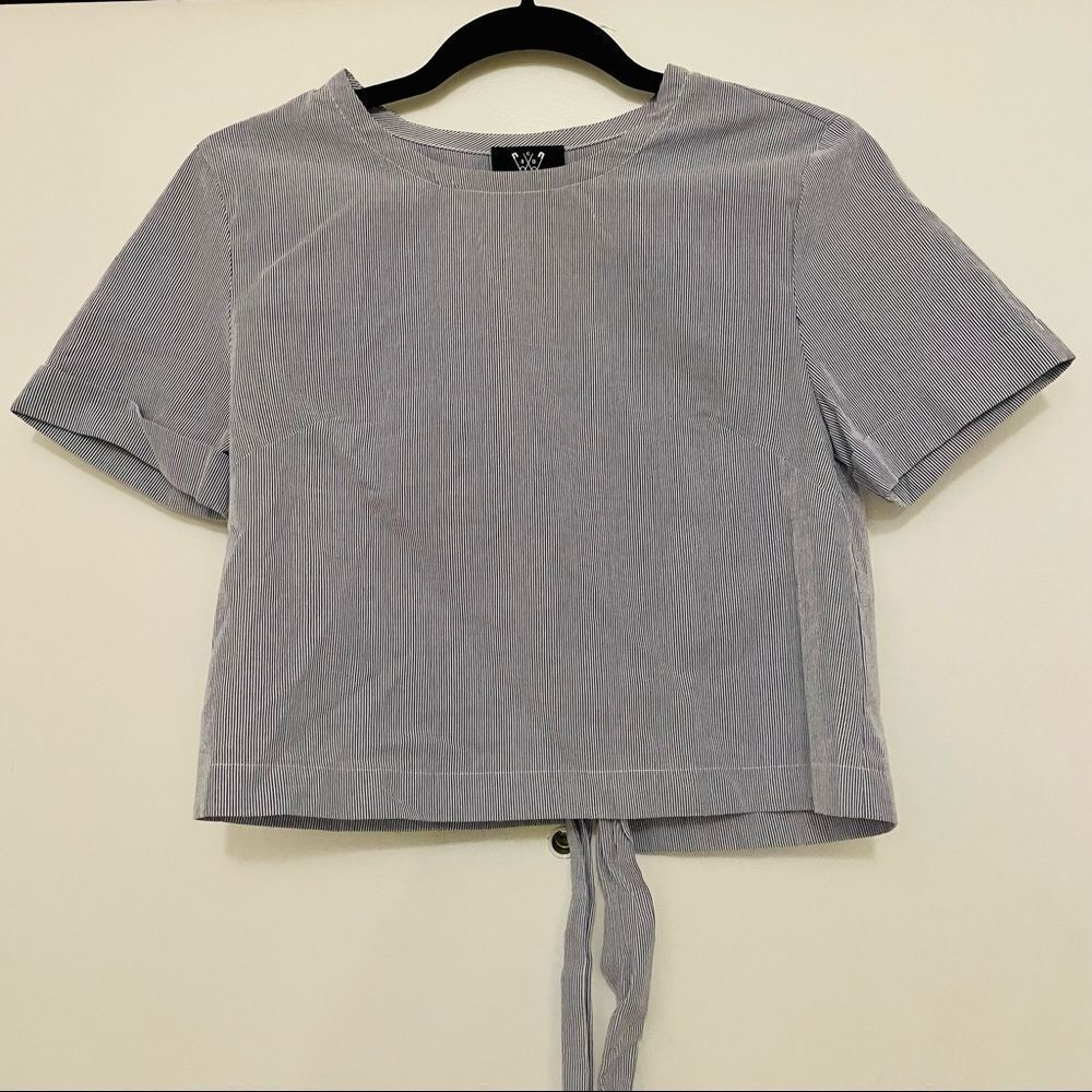Stripe Cropped Top 